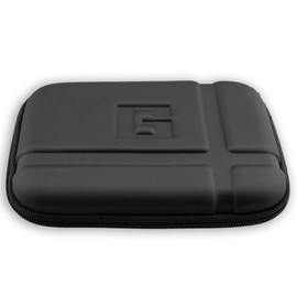 caseroxx GPS Case for Tomtom Pro 7250 Truck EU, GPS Bag with Zip and Elastic Band in Black, black