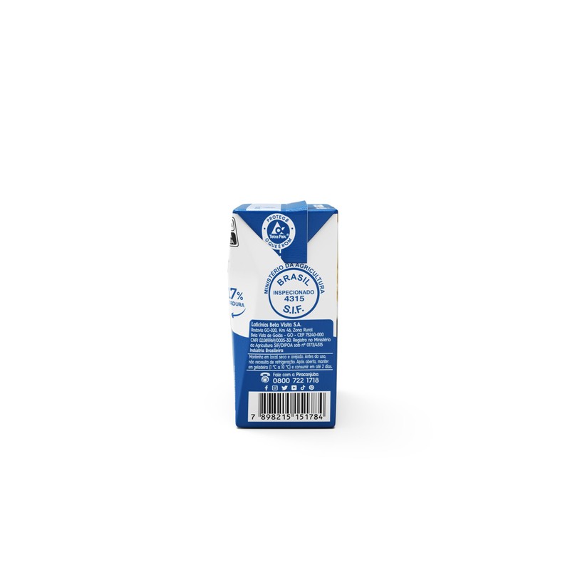 Piracanjuba Creme de leite Table Cream 200g / 7.5 oz