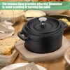 Suttmin 2 Sets 20 oz Dutch Oven Pot with Lid