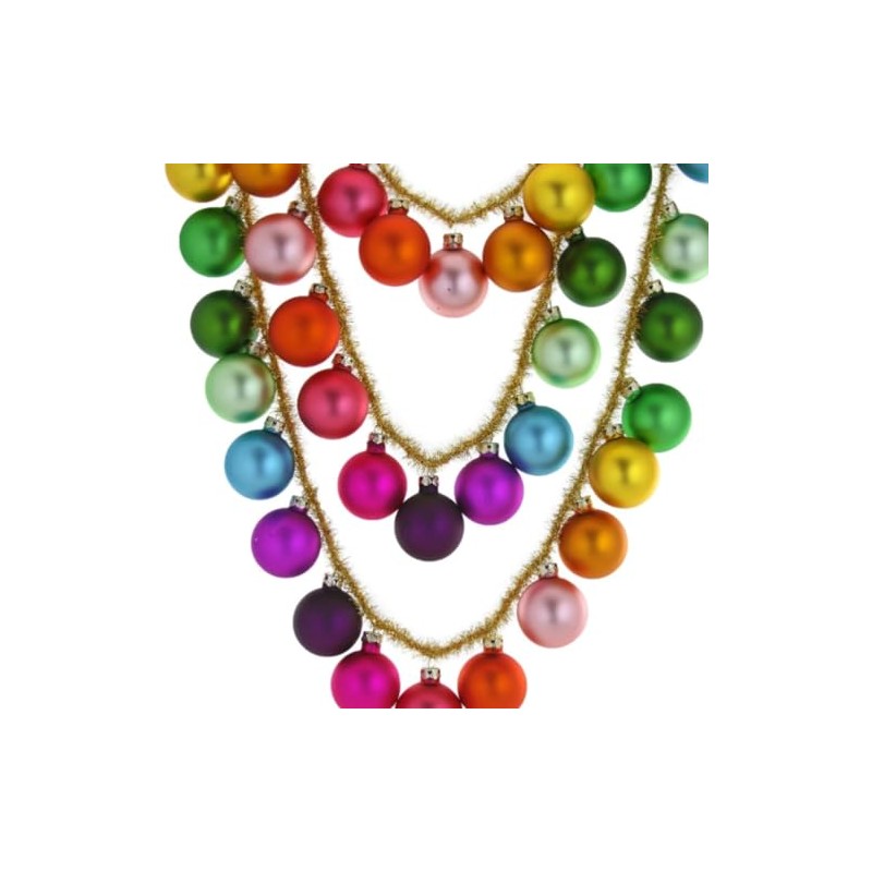 Cody Foster & Co Glass Rainbow and Gold Garland GS-023-G-L
