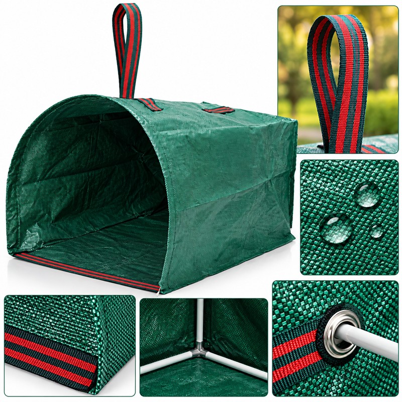Reusable Garden Leaf Collection Bag for Yard Cleanup – Large-Capacity