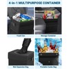 Capolo Car Trash Can with Lid, Leakproof Car Trash Bag