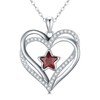 PARYFO Love Heart Necklace for Women 925 Sterling Silver with
