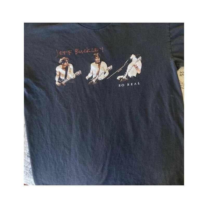 Jeff Buckley So Real 1994 Tour Black T-Shirt - Size: