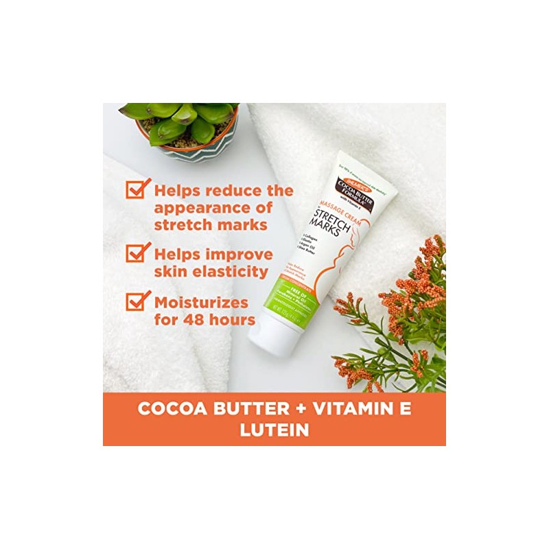 Palmer's Cocoa Butter Formula Massage Cream for Stretch Marks, 4.4