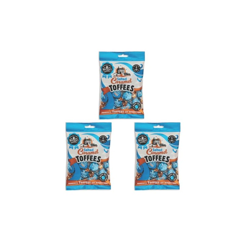 Walkers' Nonsuch Salted Caramel Toffees | with Butter & Whole