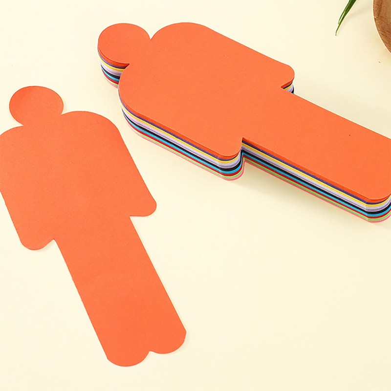 JINJUMEI Pack of 150 Colourful Presentation Cards, Vocabulary Cards, Human