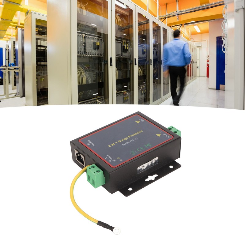 Surge Protector 2 in 1 Network Surge Protector POE Power