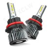 SJMYXCLW Pair 9007 HB5 LED Headlight High Low Beam Bulbs