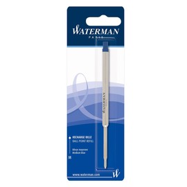 Waterman Waterman Ersatzmine für Kugelschreiber | mittlere Spitze | Blaue Tinte | 1 Stück