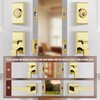 LOQRON Double Front Door Lock Set, Keyed Entry Front Door