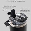 BUFFER FLASK - Vaso Termico 800ml - Termo Acero Inoxidable,