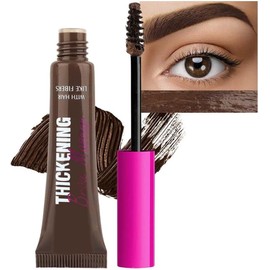 Gel para cejas, Kit de tinte para cejas marrones, Kit de tinte para cejas instantáneo impermeable de secado rápido, Pomada para cejas semi permanente con cepillo para cejas Gel para cejas natural a prueba de manchas y resistente al sudor (07 Espresso)