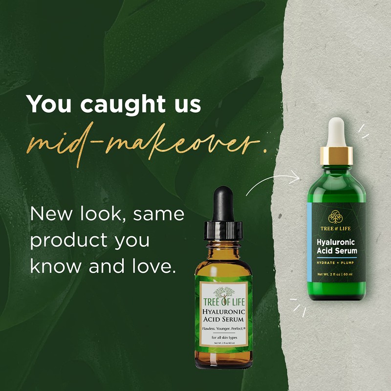 Flawless. Younger. Perfect. Hyaluronic Acid Serum for Skin - 2OZ