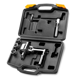 XtremepowerUS Torque Wrench Multiplier Lug Nut Labor Saving Wrench Remover Set (1/2" Driver) Wrench Lug Nut Remover 17mm, 19mm, 21mm Sockets w/Case