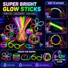 SilverChry 233 pezzi Fluo Party Kit, 100 Braccialetti Luminosi Fluorescenti,