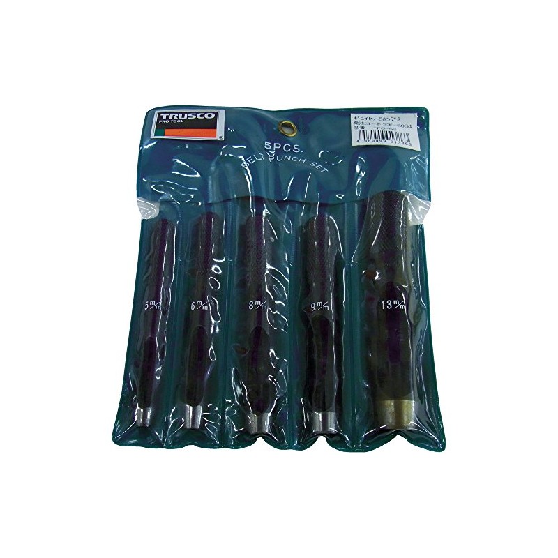 TRUSCO TPO-5S Punch Set, Set of 5