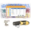 Upgraded 520PCS Solder Stick Wire Connectors with Heat Gun 450W,