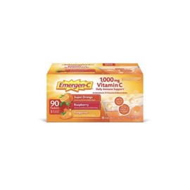 EMERGEN-C Vitamin C 1,000 mg. Variety Pack Drink Mix, 90 Packets NEW
