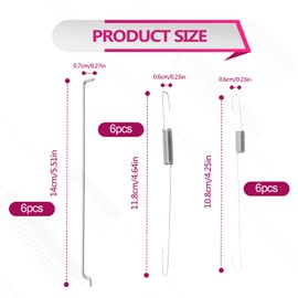 18PCS Carburetor Throttle Return Spring Linkage Kit, Linkage Cable Governor Connecting Rod Adjusting Lever Spring, Compatible with 168F/ GX160/ GX200/ 170F/ GX210 Honda Clone