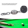 Pool Cue Tip Repair Tool with Retractable Key Ring Billiard