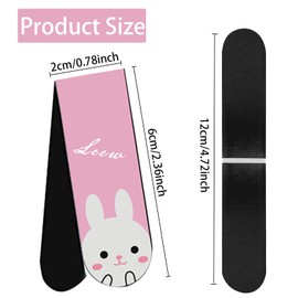 Pack of 30 Magnetic Bookmarks, Magnetic Page Markers, Magnetic Optical Bookmarks, Colourful, Magnetic Bookmarks, Adults, Children, for School, Home, Office, Accessories