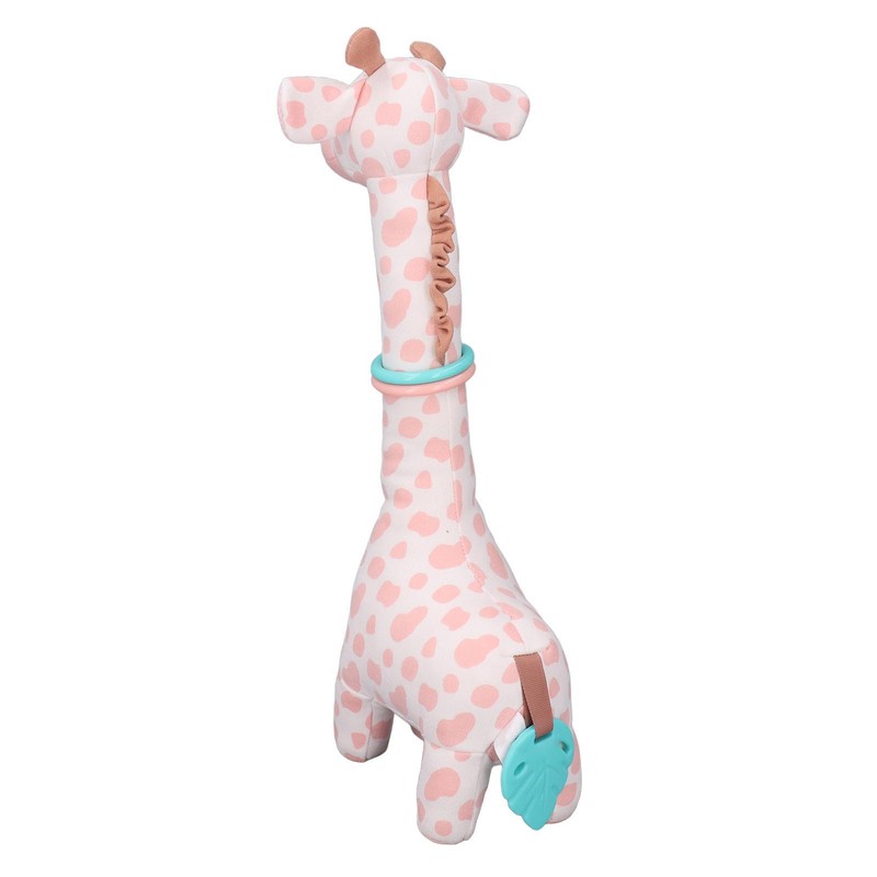 Plush Giraffe Teether Toy Fun Teether Design Cute Infant Plush