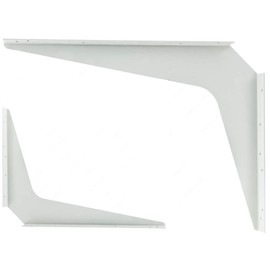 One Pair Workstation Heavy-Duty Reversible Brackets 1000lb. Load Capacity [per Pair] (24" x 29", White)