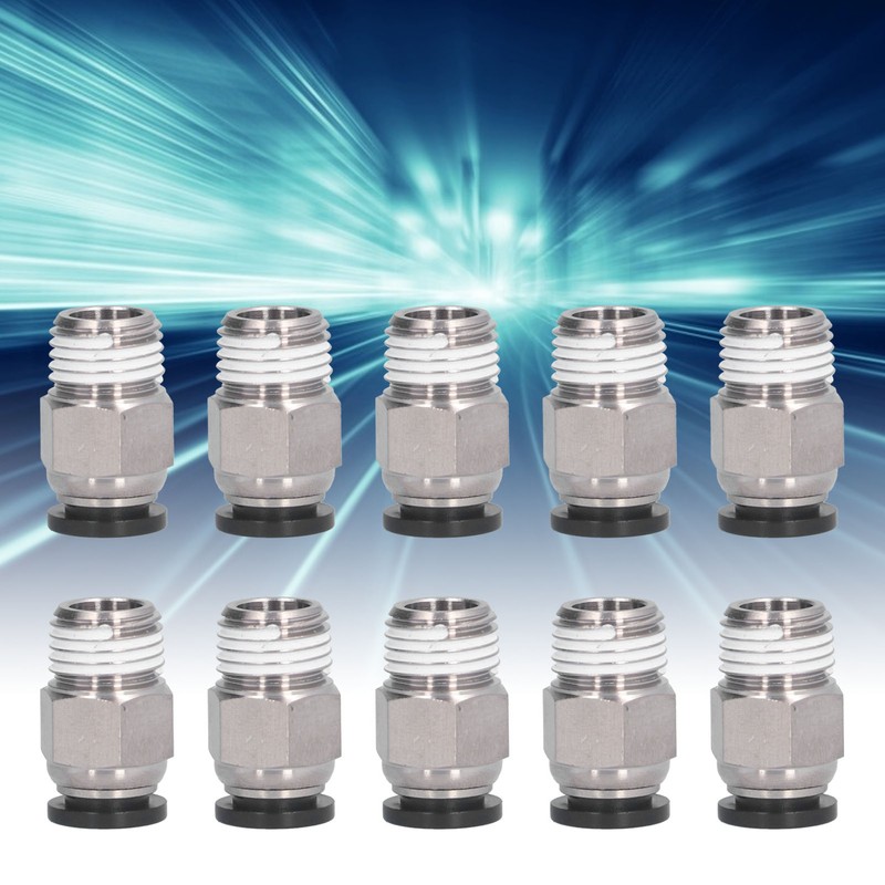 Externally Pneumatic Quick Plug Connector Good Sealing Durable Quick Pneumatic