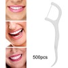 TOPINCN 500 Limpieza entre los dientes con hilo, Palillos de