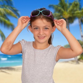 Tigerdoe Kids Sunglasses - 3 Pc Set - Polarized Sunglasses - UV Protection Boys & Girls Sunglasses - Beach Accessories