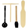 Andrew James Crepe Maker Accessories | Ladle, Oil Brush, Batter