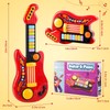 Kids Guitar-Piano 2-in-1 Musical Instrument, Toddler Guitar for 3-5 Year