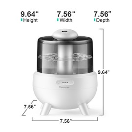Baby Humidifiers for Bedroom, Cool Mist Humidifier Easy to Clean & Refill