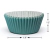 Standard Size Disposable Food Grade Cupcake Liners with Pink Blue