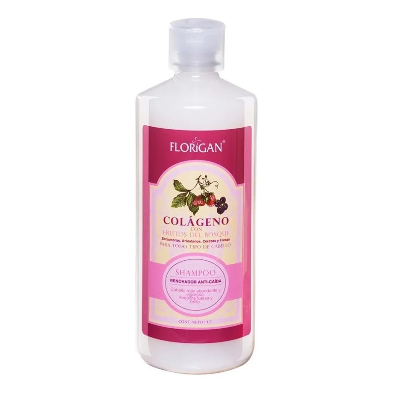 Shampoo Renovador Anticaida Colageno 1lt. Florigan