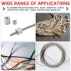 100PCS 1/16" (1.5mm) Wire Rope Sleeve, Aluminum Crimping Loop Sleeve