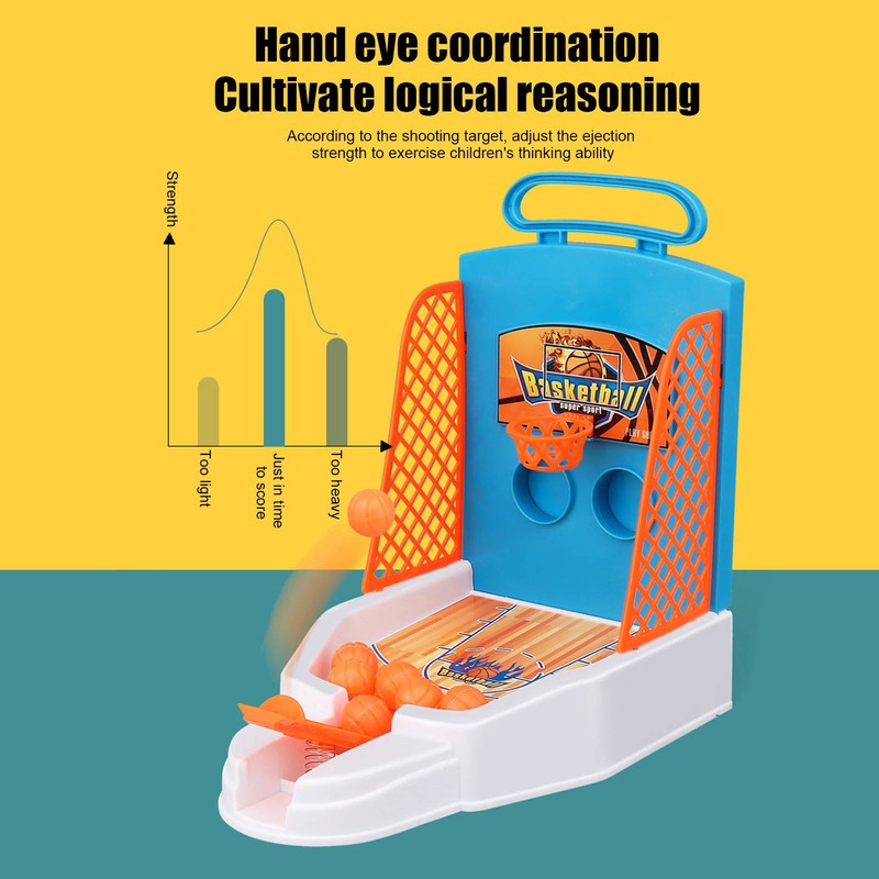 Tabletop Basketball Game Toy Finger Ejection Shooting Machine for Parent