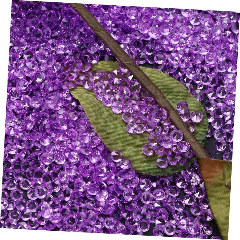 Abaodam 2000pcs Acrylic Crystal Gems Flat Back Rhinestones for Nail