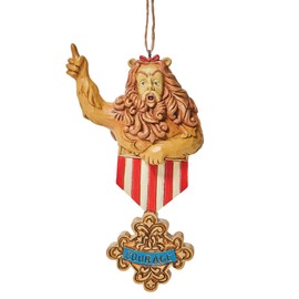 Enesco Jim Shore Wizard of Oz Cowardly Lion Courage Hanging Ornament
