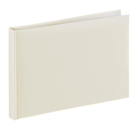 Hama Photo Album 24 x 17 cm (Photo Book with 36 White Pages, Album with Glassine Dividers, Photo Album for DIY and Sticking) Beige Pastel