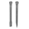 HARFINGTON 1set Masonry Chisel for Rock 13.8" Flat Head 14.6"