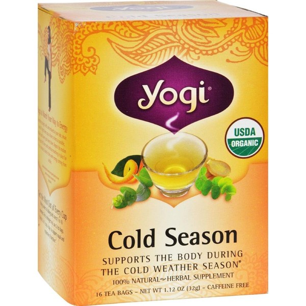 Yogi Herbal Teas, Cold Season 16 ea ( pack of 3)