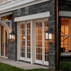 Solar Wall Lanterns Outdoor Motion Sensor, Solar Powered Porch Light