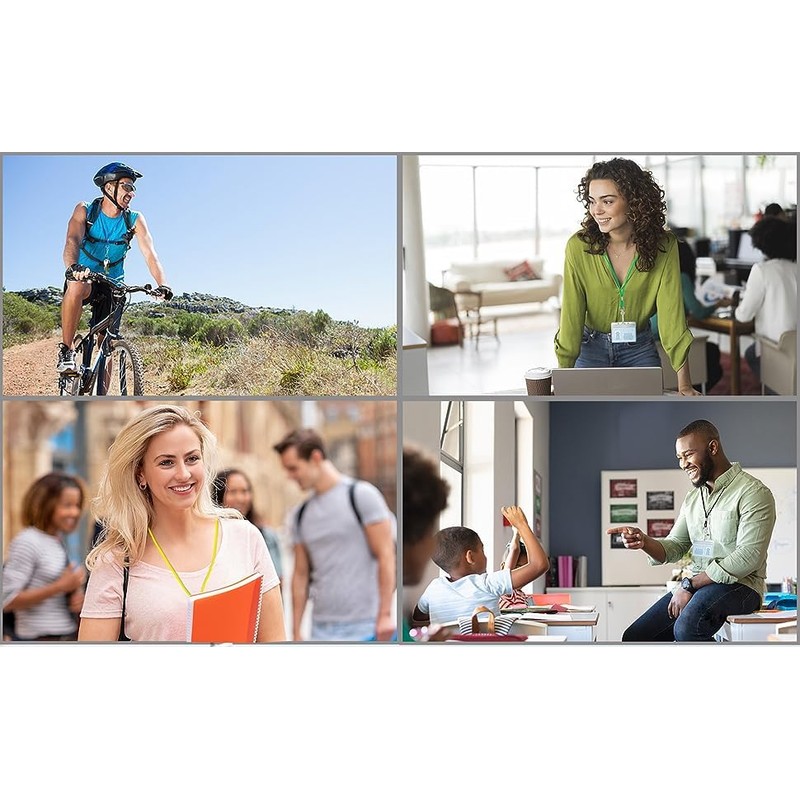 Lanyards Safety Black Lanyards Neck Flat Premium Breakaway Badge Lanyard