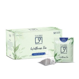 Dabri Sleep Easy Wellness Tea Bags 32pcs | Cognitive support | Detoxifies body | Releases anxiety | Relieve tension & regain equilibrium (32 pyramid bags)