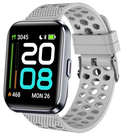 ID208 Plus Smart Watch Band, Lamshaw Silicone Replacement Wristbands Sport Strap with Metal Buckle Compatible for Quican ID208 Plus 1.8 Inches, aeac ID208 Plus, WMK ID208 Plus 1.8 Inches Smart Watch