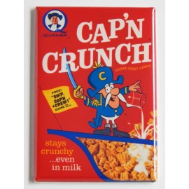 Blue Crab Magnets Cap'n Crunch Cereal Box FRIDGE MAGNET - 2.5 x 3.5 inches