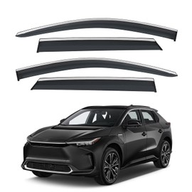Vesul Rain Guard Window Visor Compatible with 2023 2024 Toyota bz4x Subaru Solterra 3-351TY004 Window Wind Deflector Shield Cover Visor Outside Mount Type
