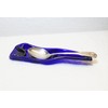 Upcycled Cobalt Blue Glass Beer Bottle Spoon Rest Small Dish